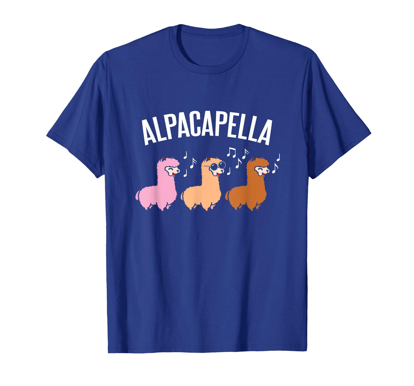 Alpacapella Cute woolly Acapella Alpaca Musician T-Shirt