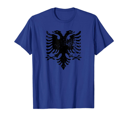 Albanian Flag Shirt Red & Black Patriotic Albania Eagle T-Shirt