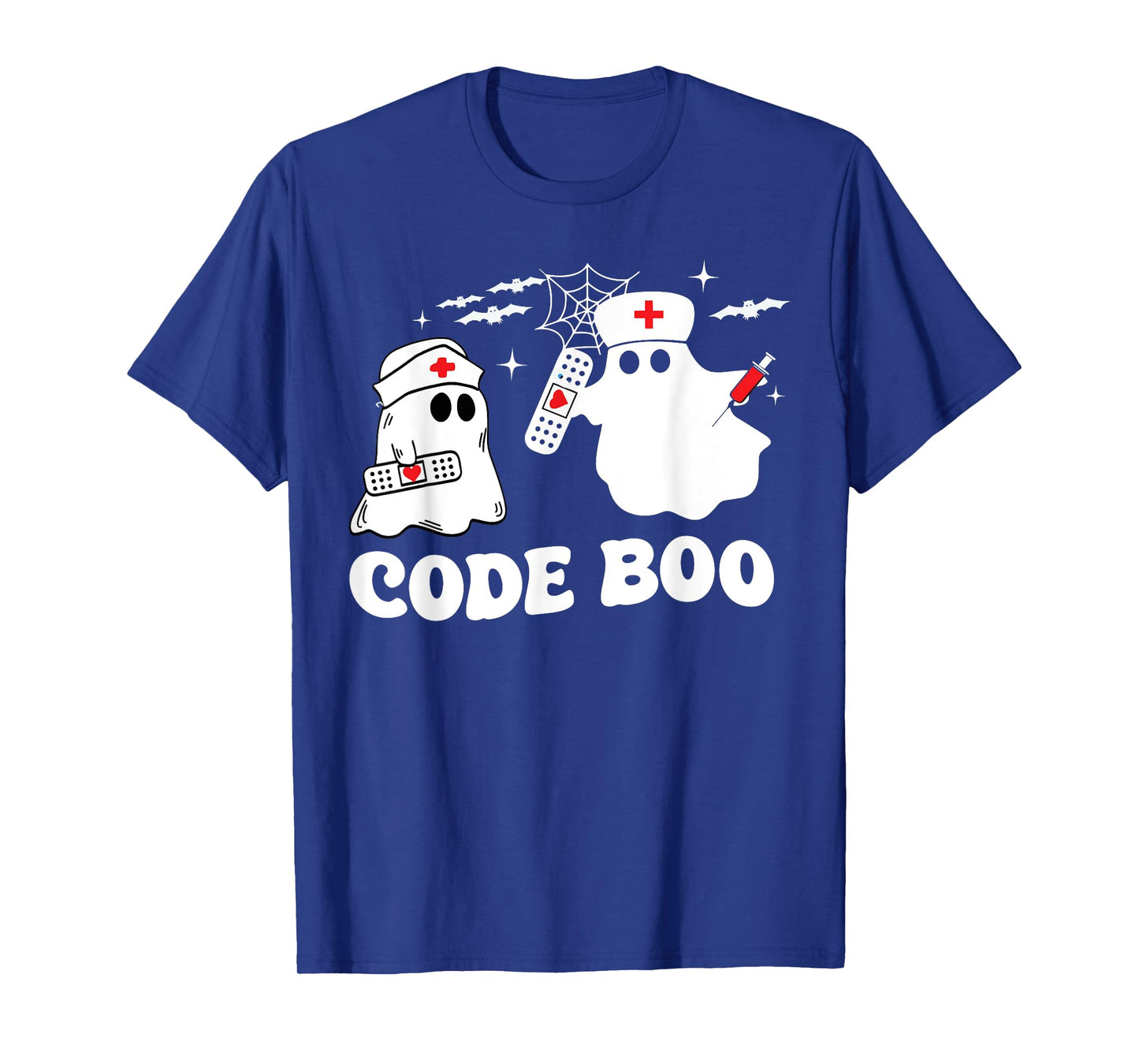 Code Boo Spooky Respiratory Therapist Halloween T-Shirt