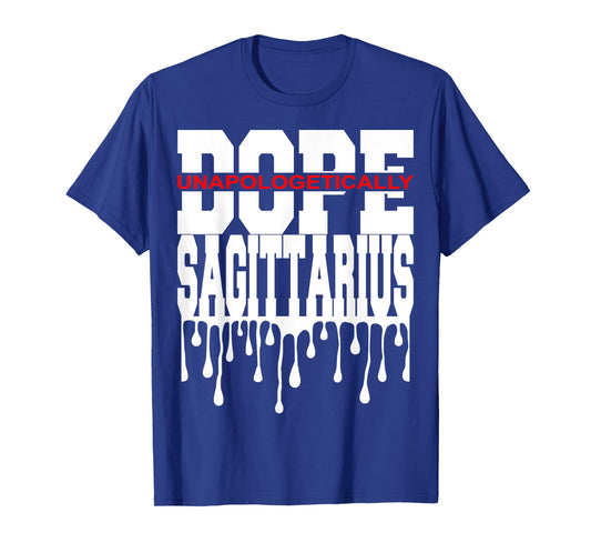 Dope Queen King Graphic Decor Sagittarius Astrology Zodiac T-Shirt