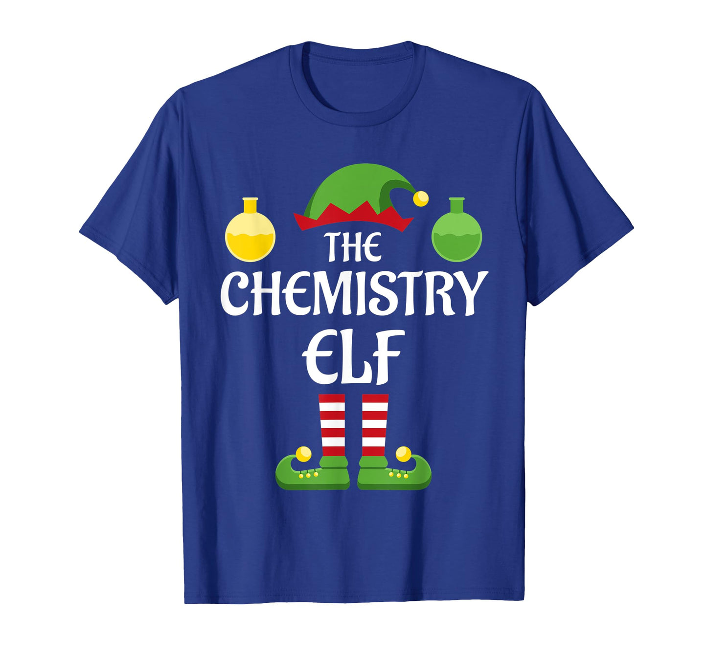 Chemistry Elf Family Matching Group Christmas Science T-Shirt