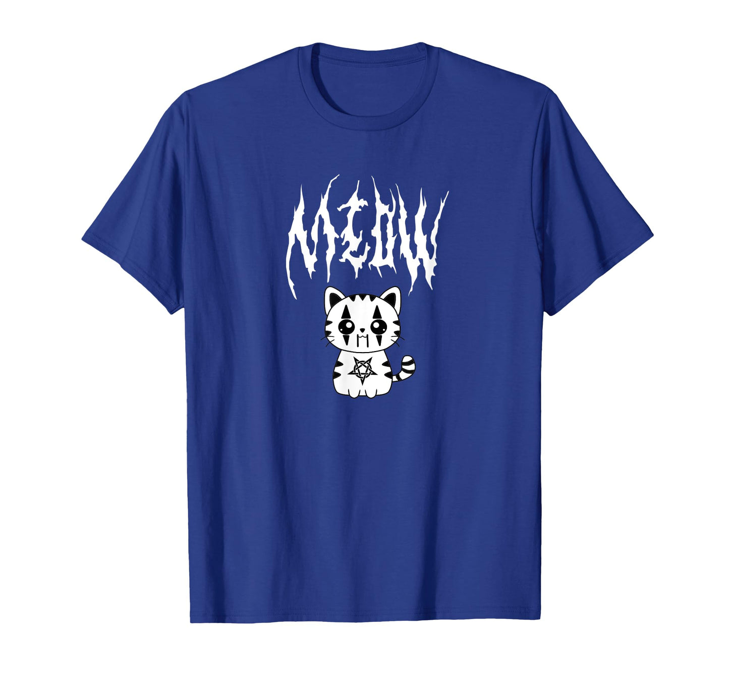 Kawaii Death Metal Meow Cute Anime Black Metal Cat Joke Men Women T-Shirt