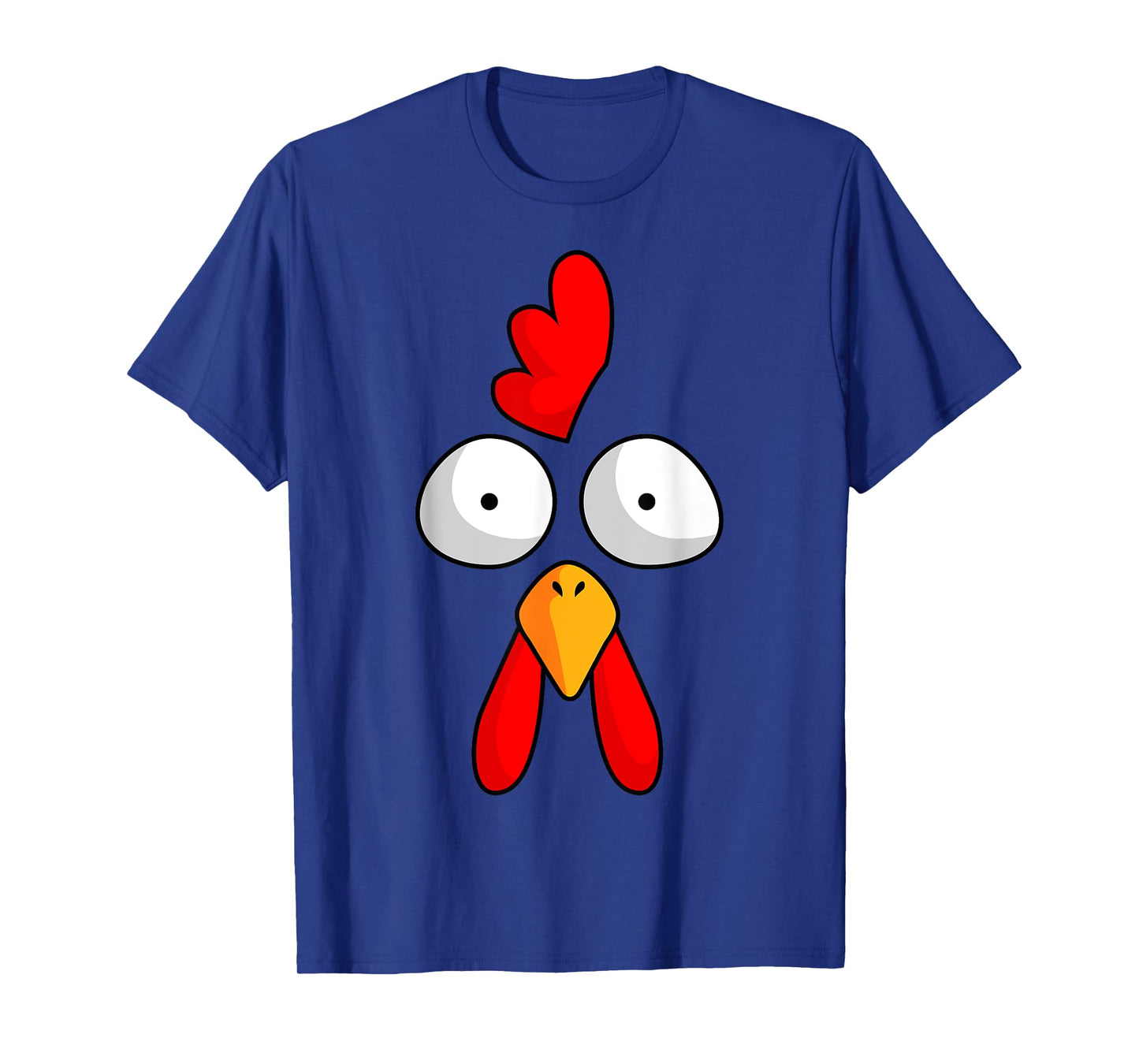 Chicken Face Rooster Halloween Costume Farm Poultry T-Shirt