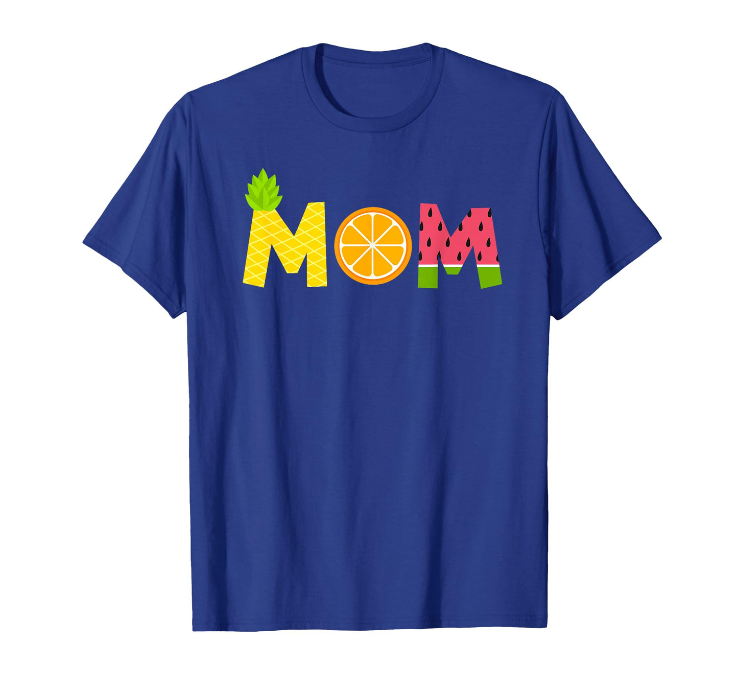 Funny Mom Fruitarian Lover Summer Mommy Fruit Slice T-Shirt