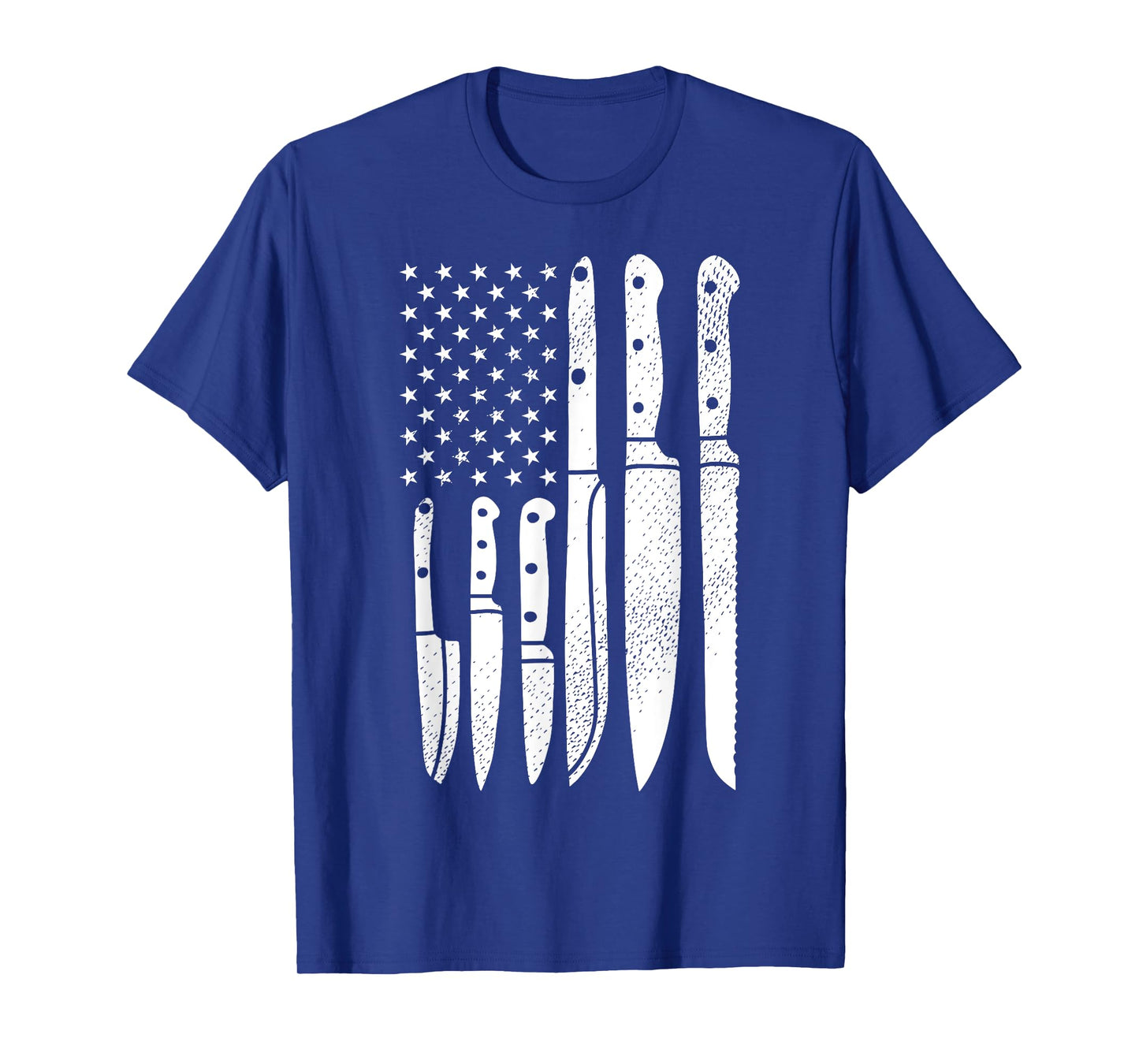 Chef Knives Cooking Utensil Cook Cooking US Flag July 4 T-Shirt