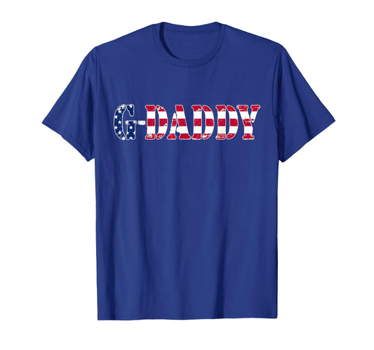 Vintage G-Daddy American Flag Patriotic 4th of July T-Shirt