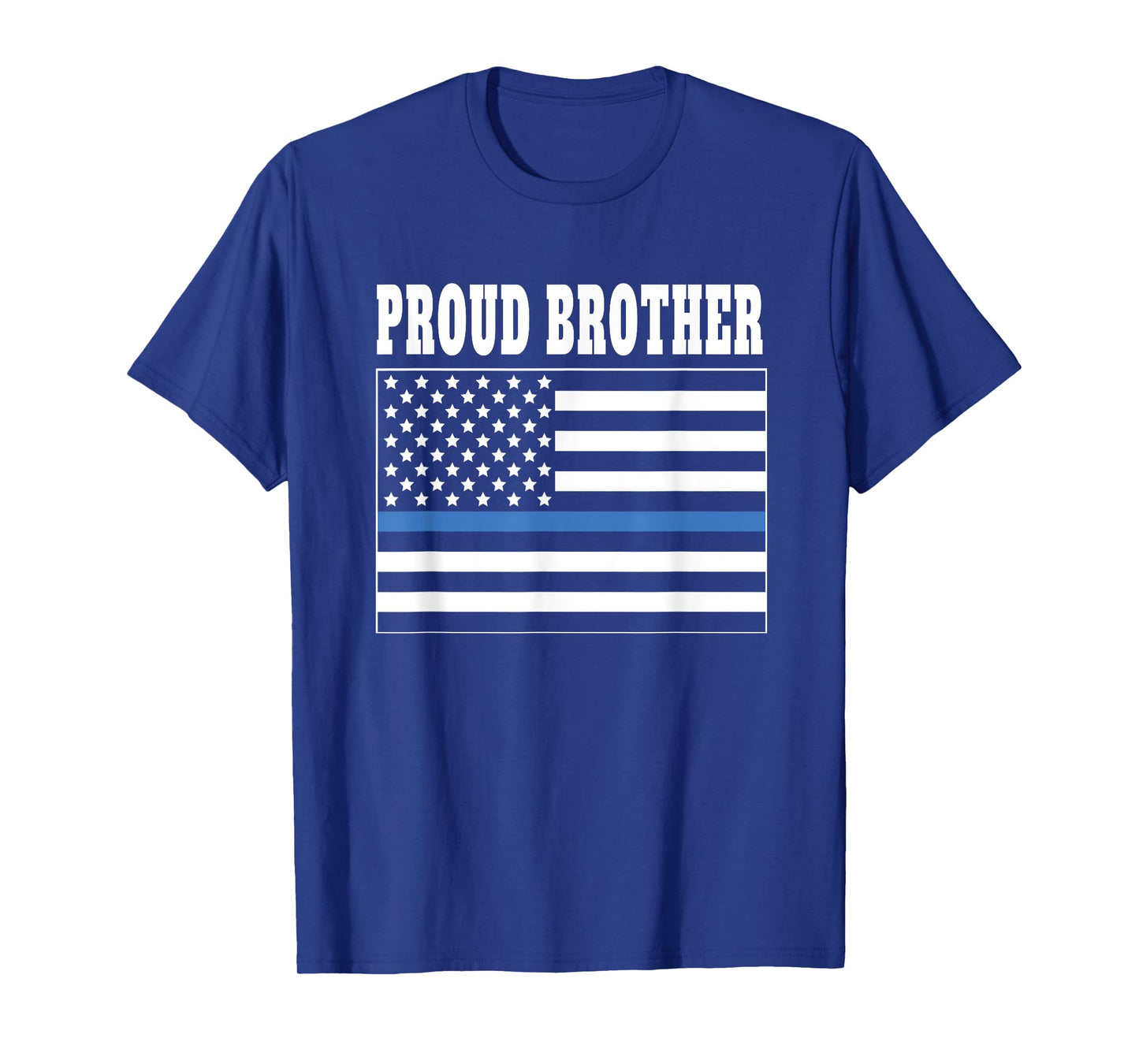Proud Brother of Police Officer - Law Enforcement Support T-Shirt
