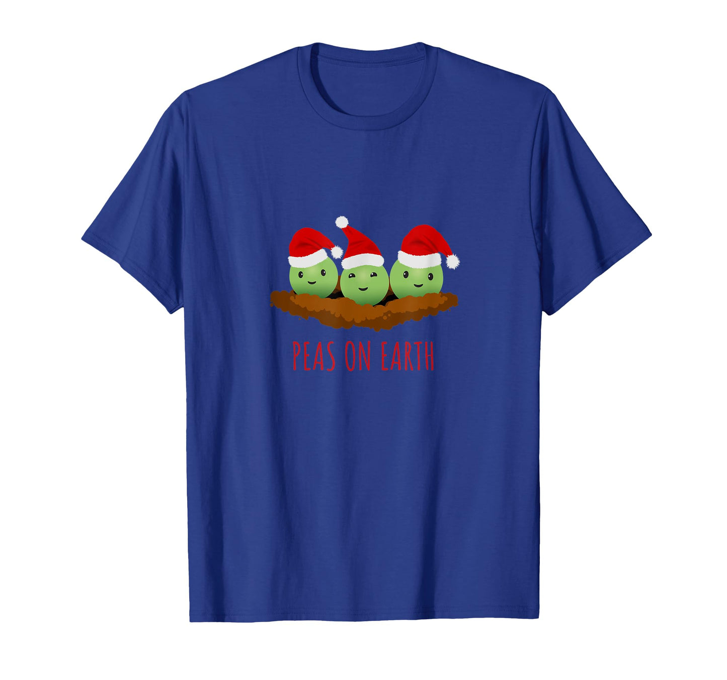 Funny Christmas Party Peas On Earth T-Shirt