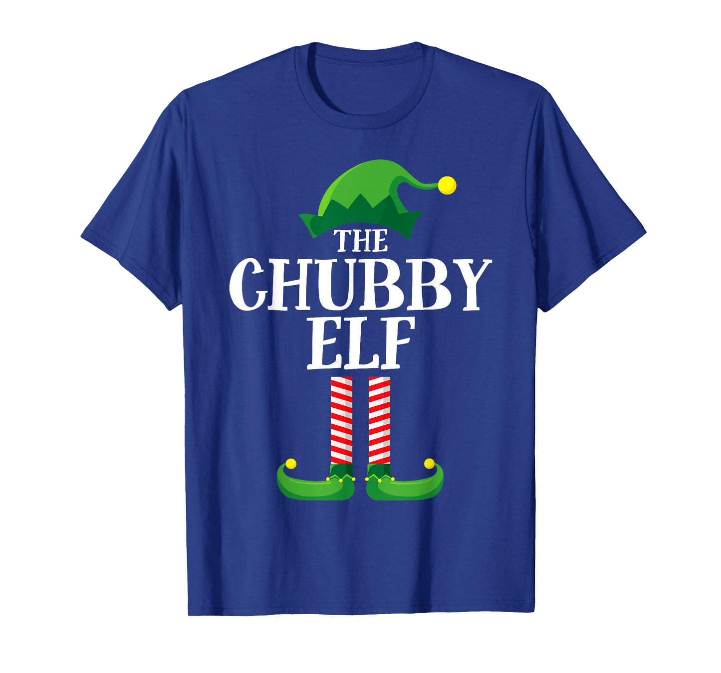Chubby Elf Matching Family Group Christmas Party T-Shirt