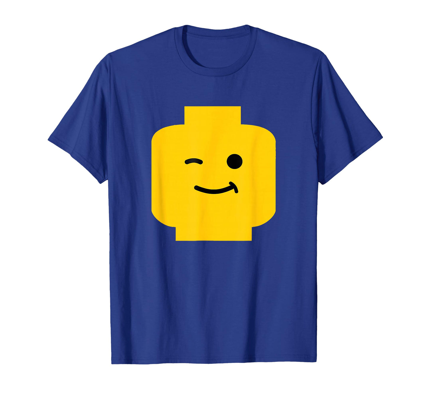 Winking Winky Face Minifig Brick Toy T-Shirt