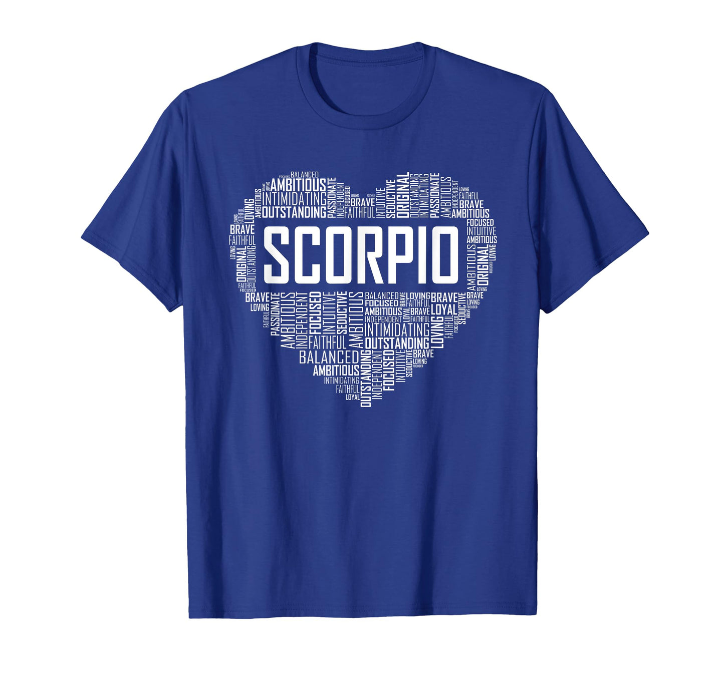 Scorpio Zodiac Traits Horoscope Astrology Sign Gift Heart T-Shirt
