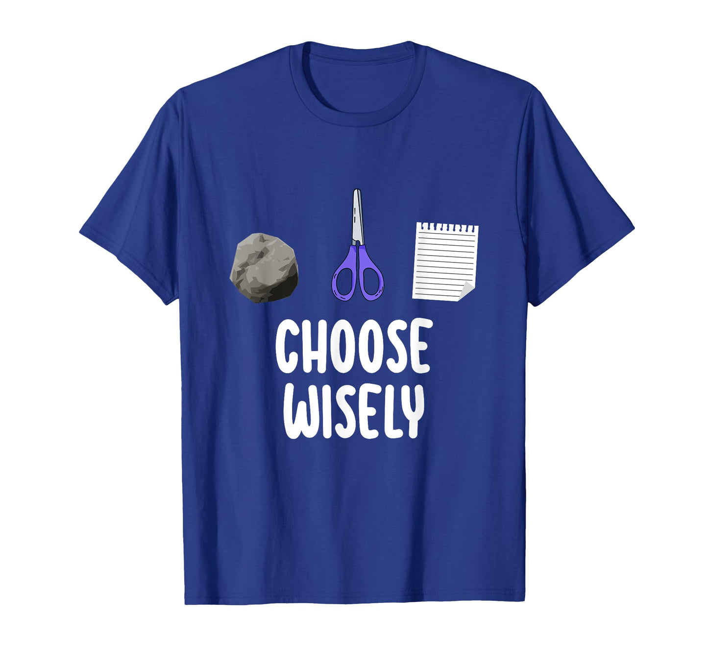 Rock Paper Scissors Hand Game Shirt Funny Choose Wisely Kids T-Shirt