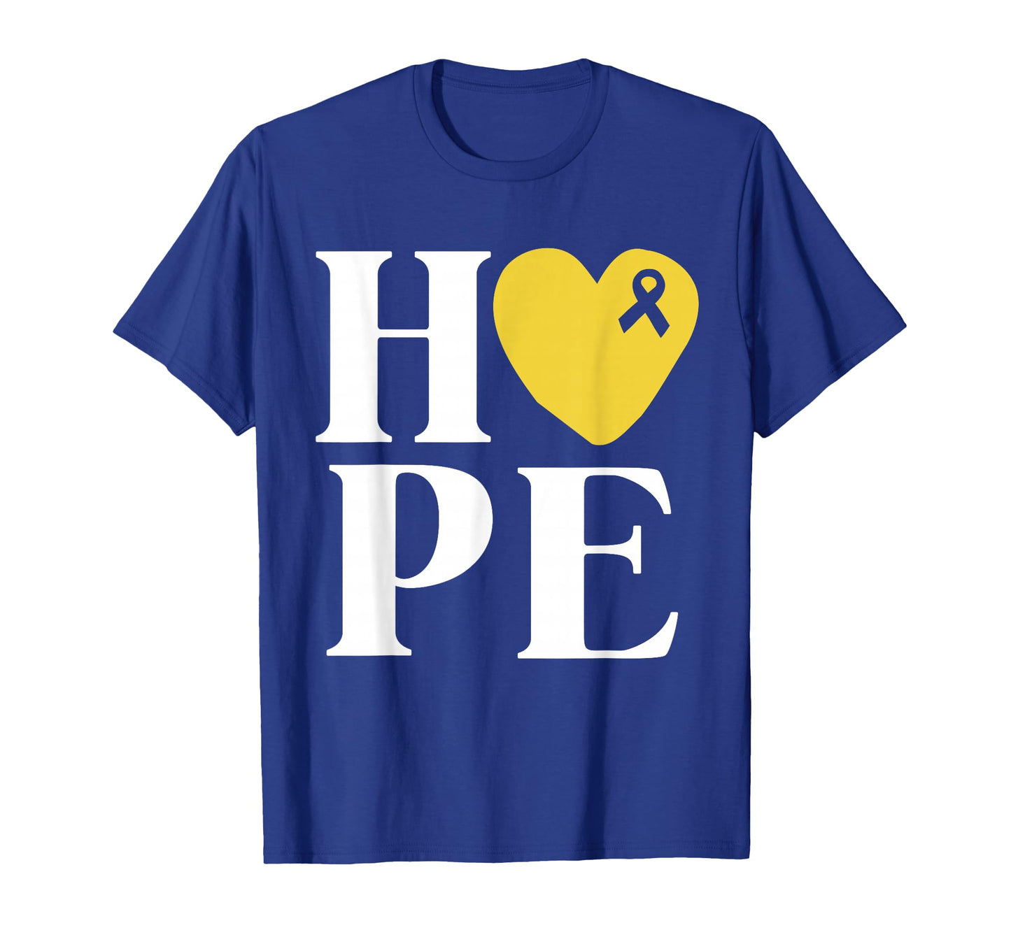 Childhood Cancer Fighter Shirts Hope Gold Ribbon Awareness T-Shirt