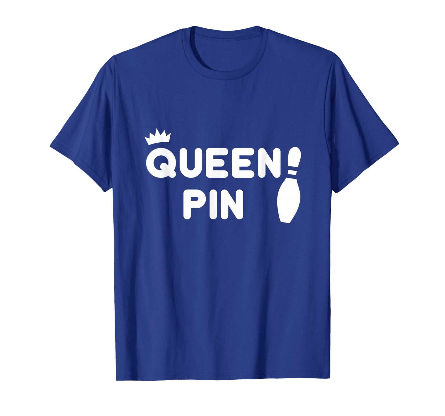 Queen Pin Bowling Shirt, Funny Cute Couples Bowler Gift T-Shirt