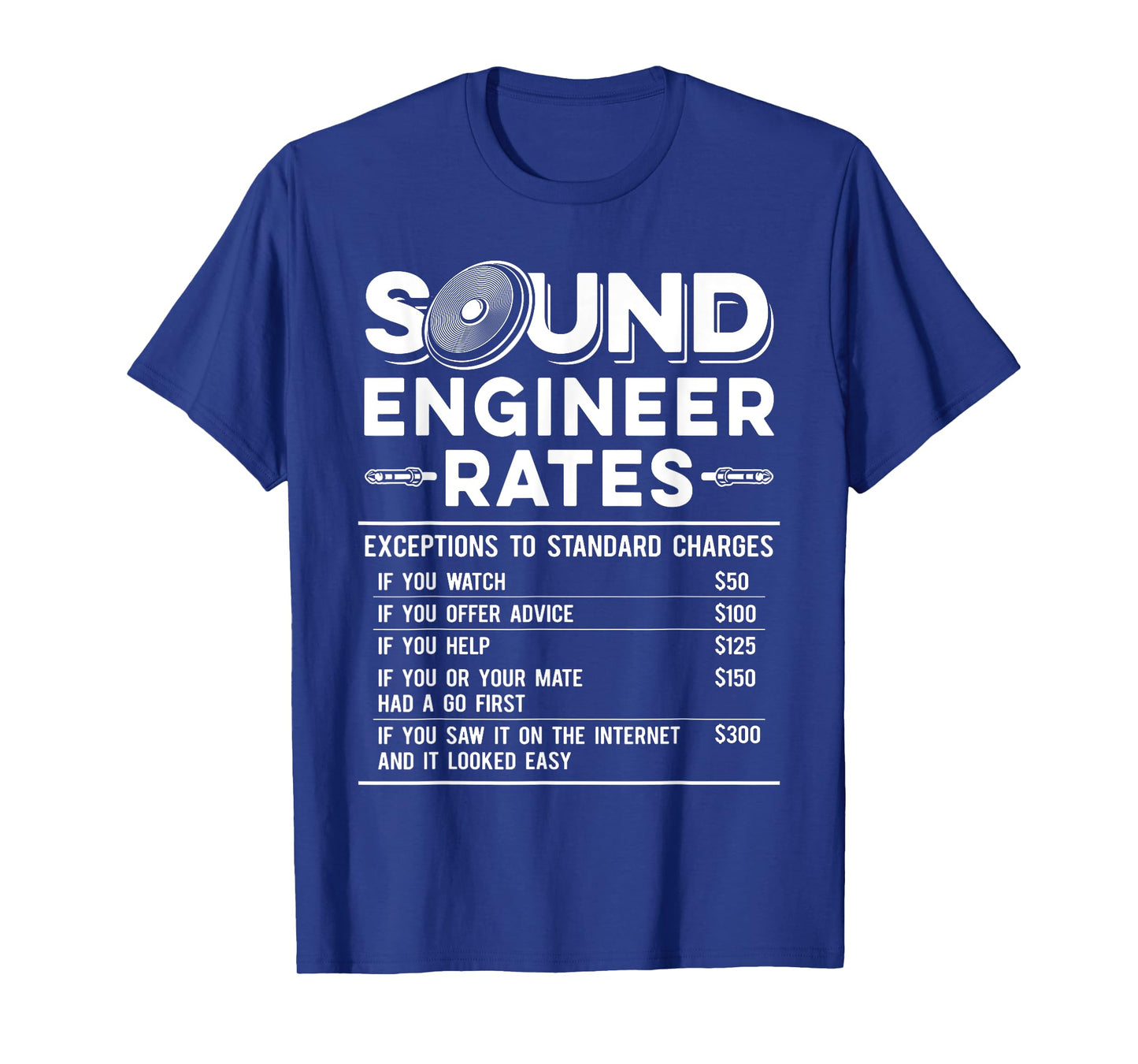 Studio Audio Engineer Rates Funny Sound Guy Tech T-Shirt