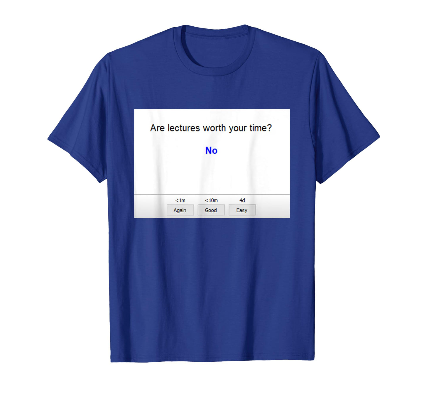 Are Lectures Worth Your Time Anki Funny Medical School T-Shirt