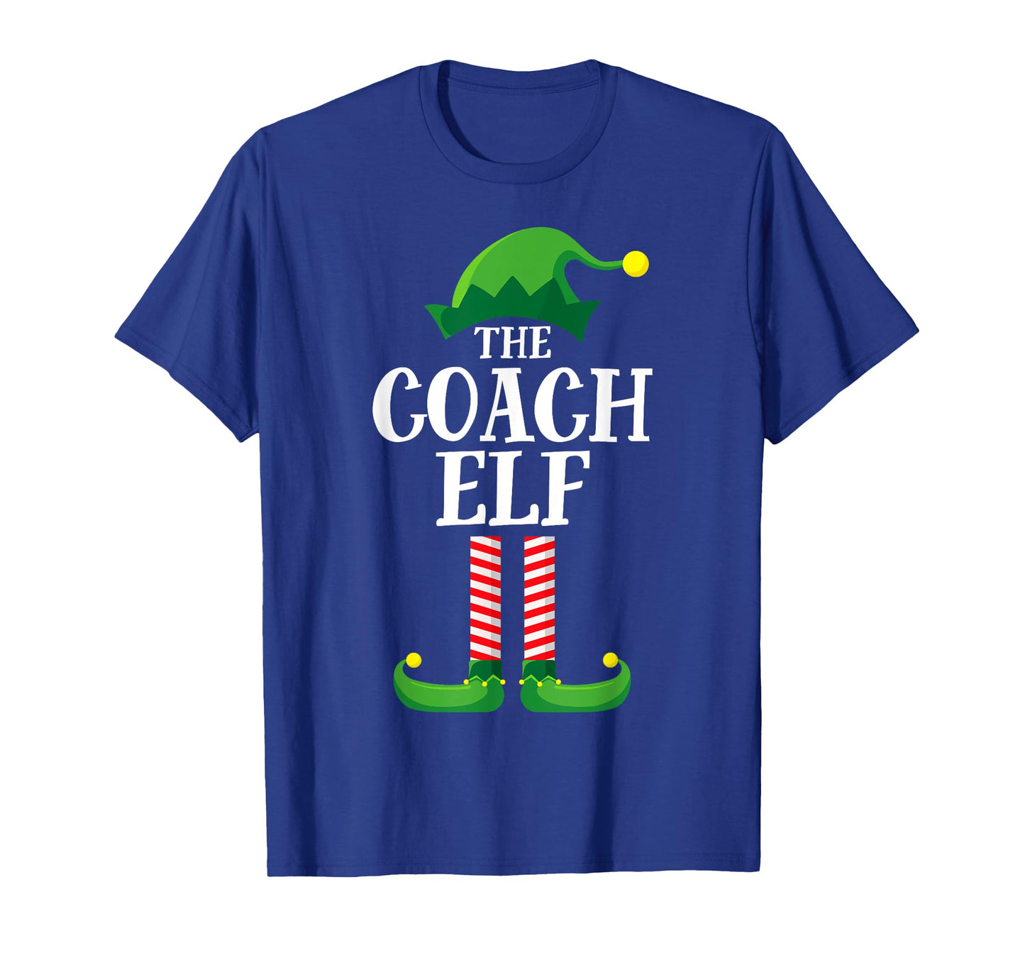Coach Elf Matching Family Group Christmas Party Pyjamas T-Shirt