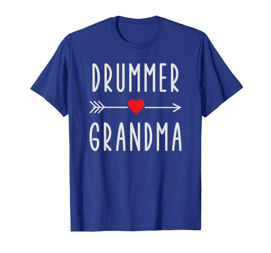Drummer Grandma Percussion Lovers Funny Drum Grandmother T-Shirt