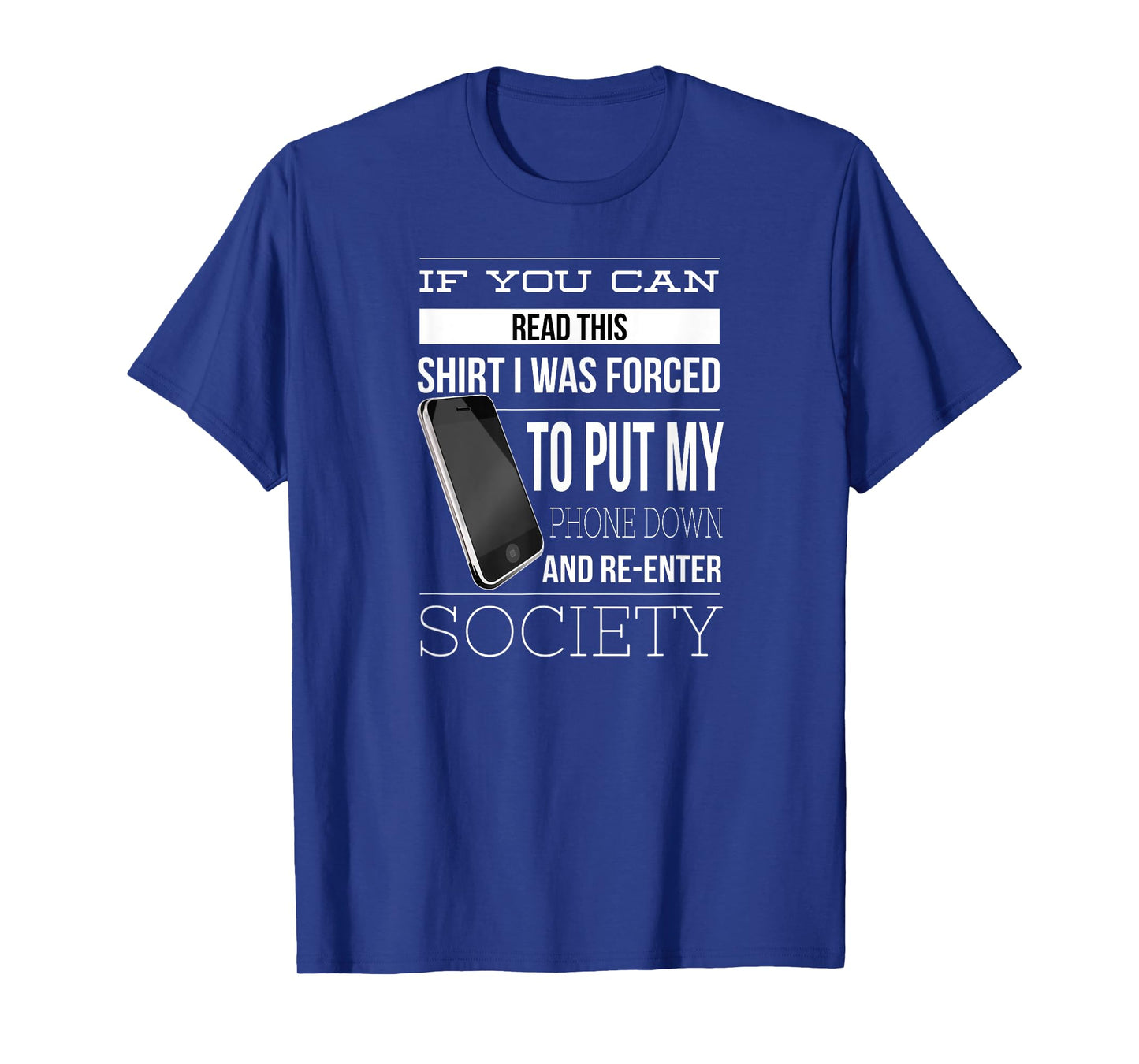 Phone Addiction Funny TShirt Smart Cell Phone Addict Humor T-Shirt
