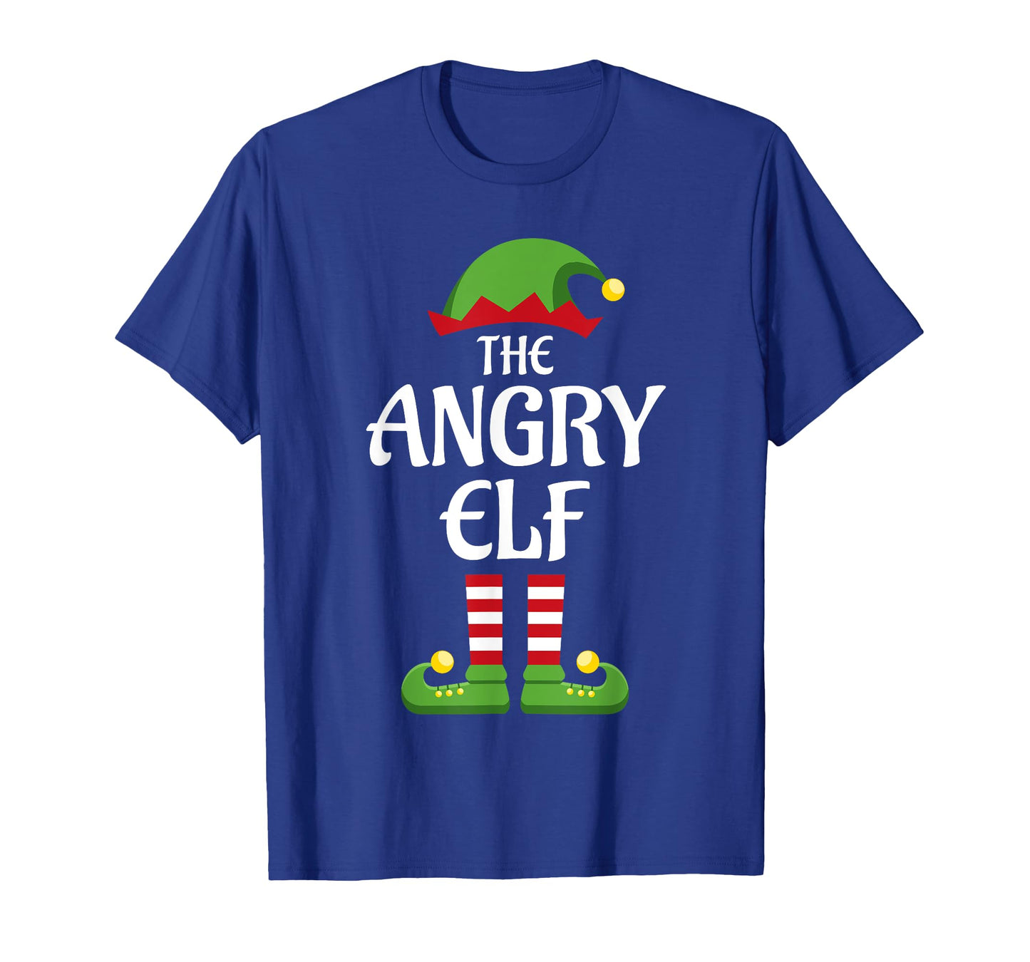 Angry Elf Family Matching Group Christmas T-Shirt