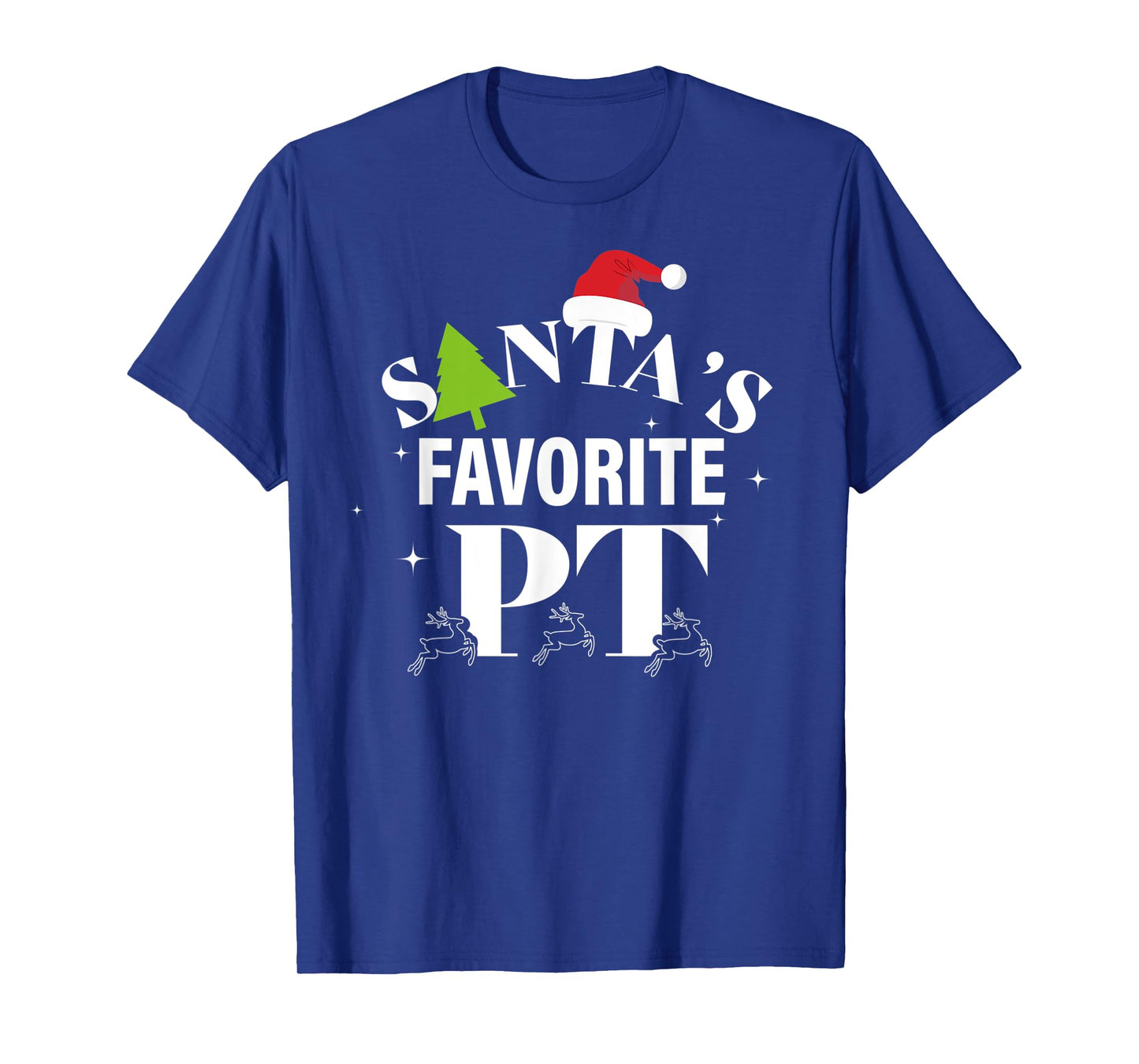 Christmas Physical Therapy Shirts, Santa's Favorite PT T-Shirt