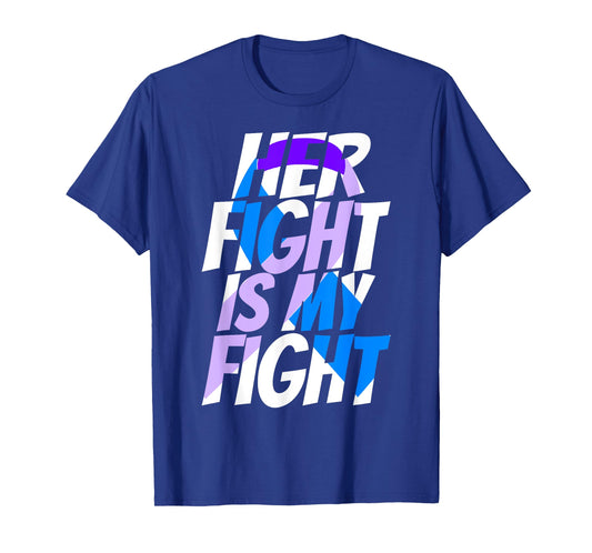 Cute Purple Blue Ribbon Shirt for Her Preeclampsia Awareness T-Shirt
