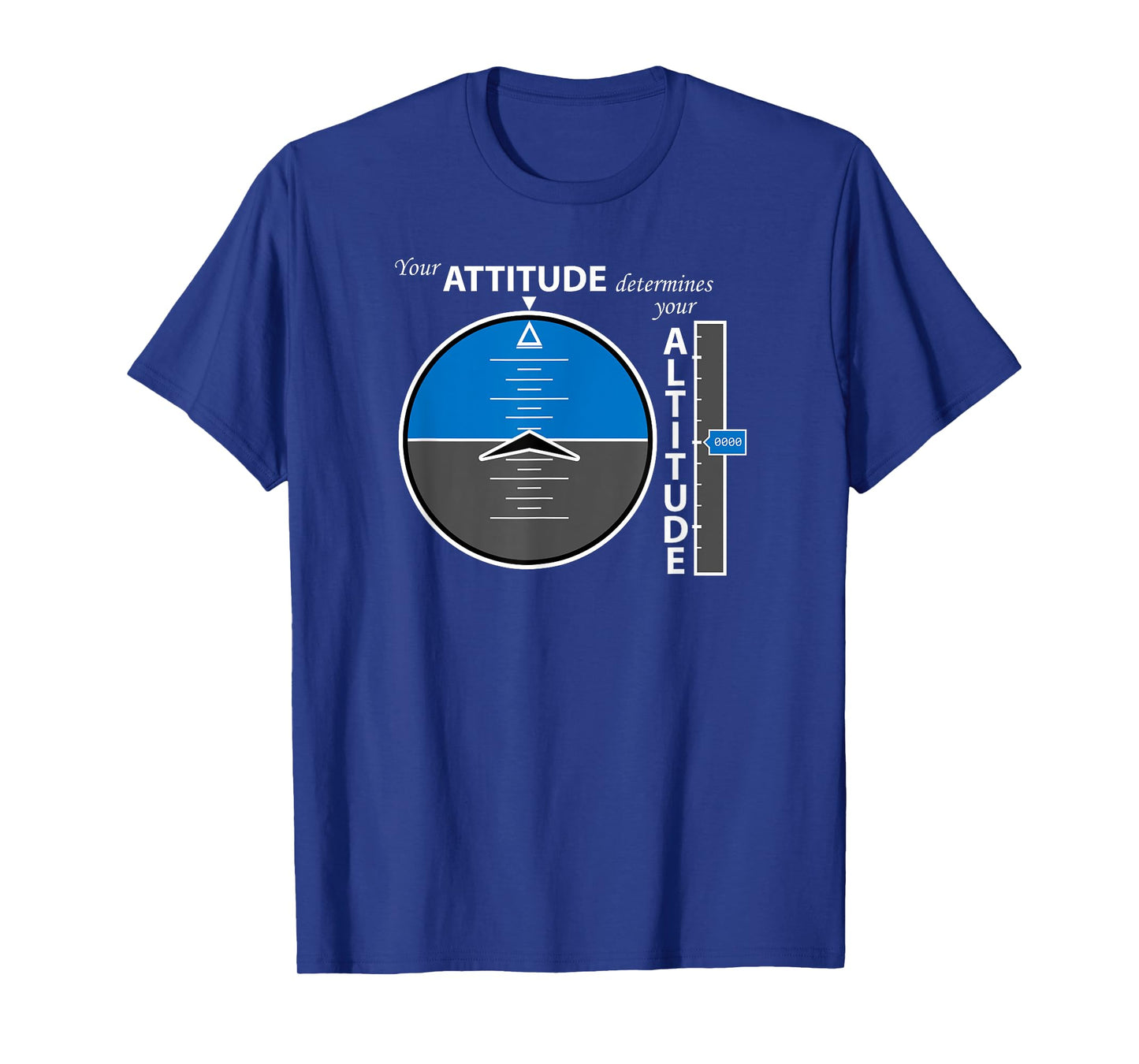 Attitude Altitude Aviation T-shirt with a positive message T-Shirt