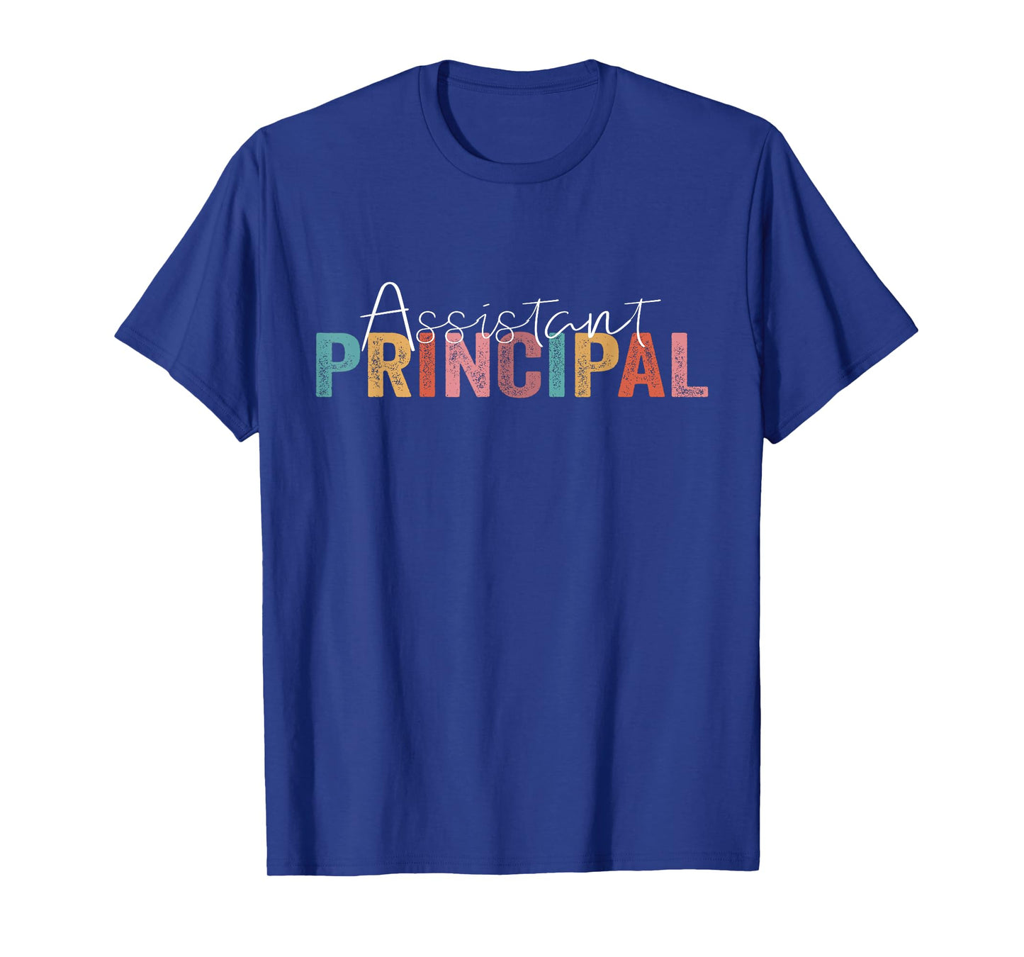 Assistant Principal Funny Job Title School Worker Vintage T-Shirt