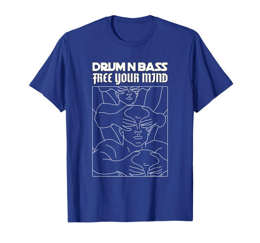 Drum N Bass Mind Liquid Music EDM Drum And Bass T-Shirt