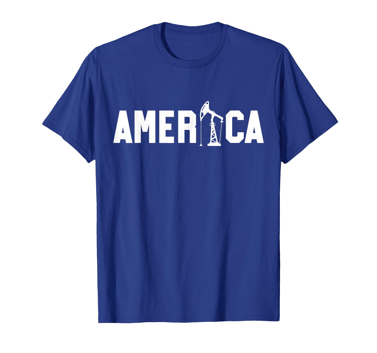 Oil Rig Worker America USA American Gas Oilfield T-Shirt