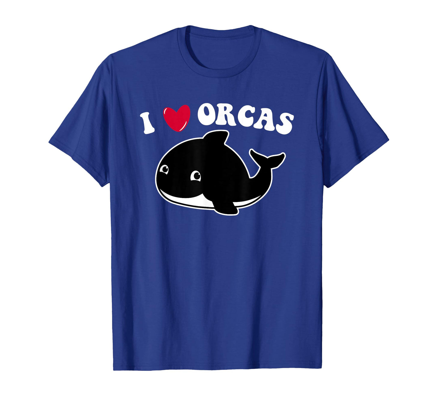 I LOVE ORCAS Heart Cute Baby Killer Whale Toddler Girls Kids T-Shirt