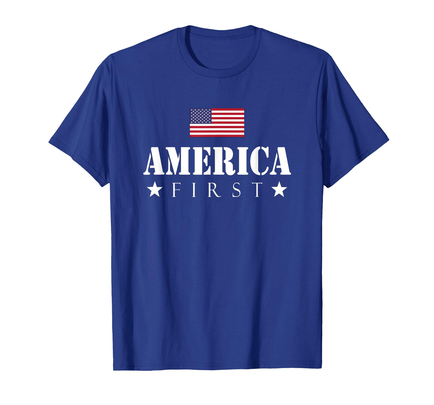 America First AmericaFirst USA Flag American Pride July 4th T-Shirt