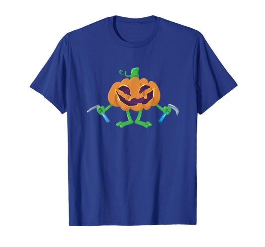 Cool Spooky anesthesia Halloween pumpkin with laryngoscope T-Shirt