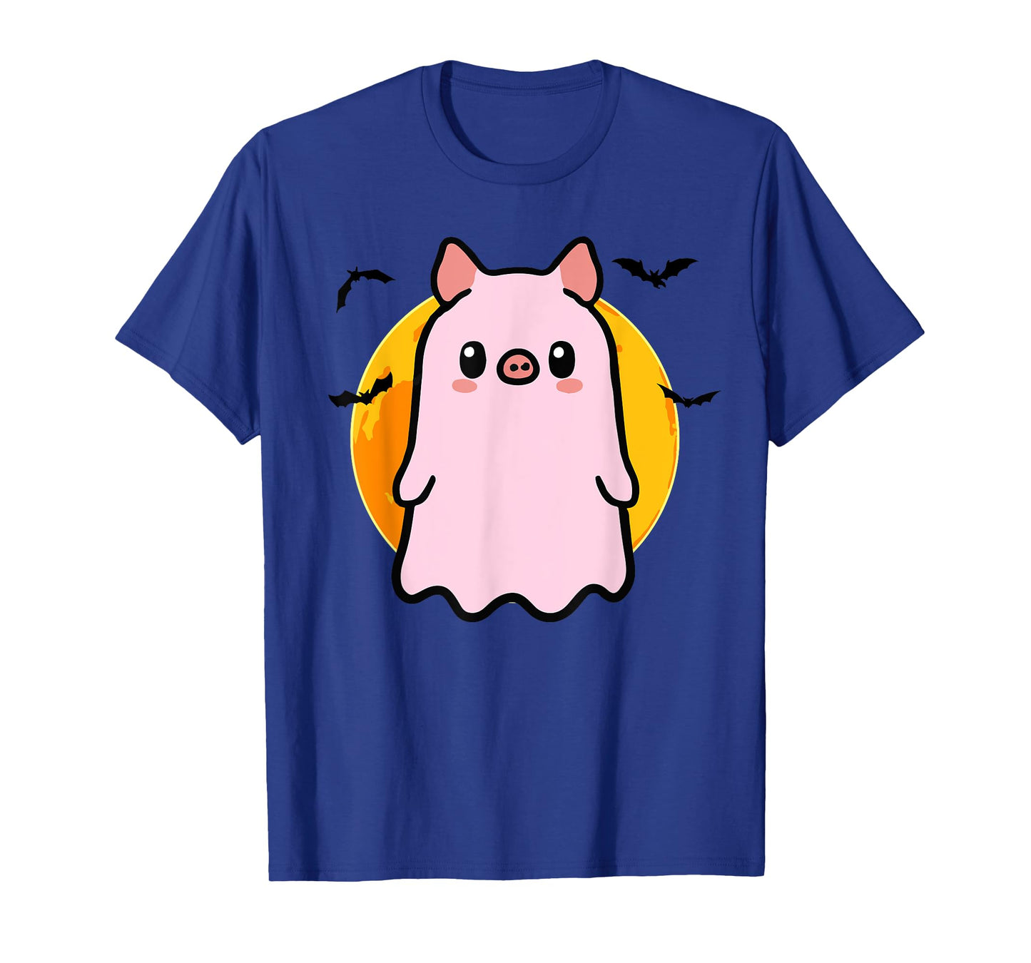 Cute Pig Ghost Kawaii Halloween T-Shirt