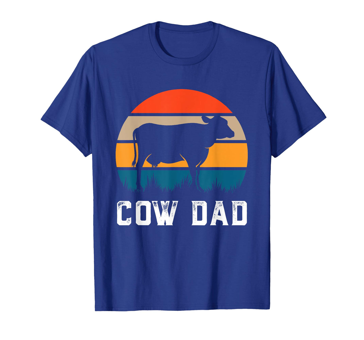 Cow Dad Funny Cattle Gift Dairy Farmer Herdsman Cow Lover T-Shirt