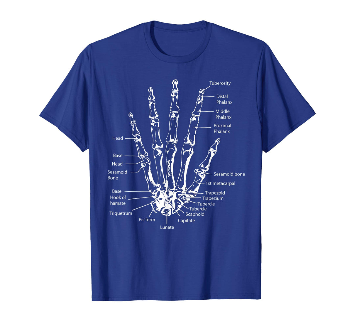 Human Hand Anatomy Shirt Christmas Gift for Physician T-Shirt