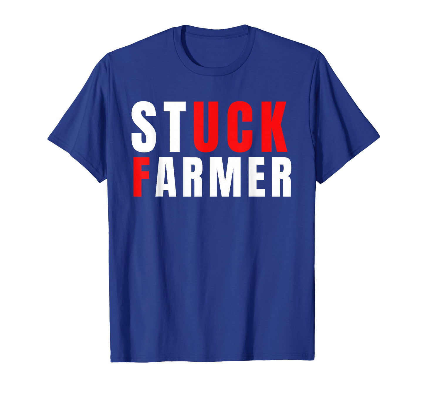 Funny Stuck Farmer Keir Starmer Parody - Political Humor Tee T-Shirt