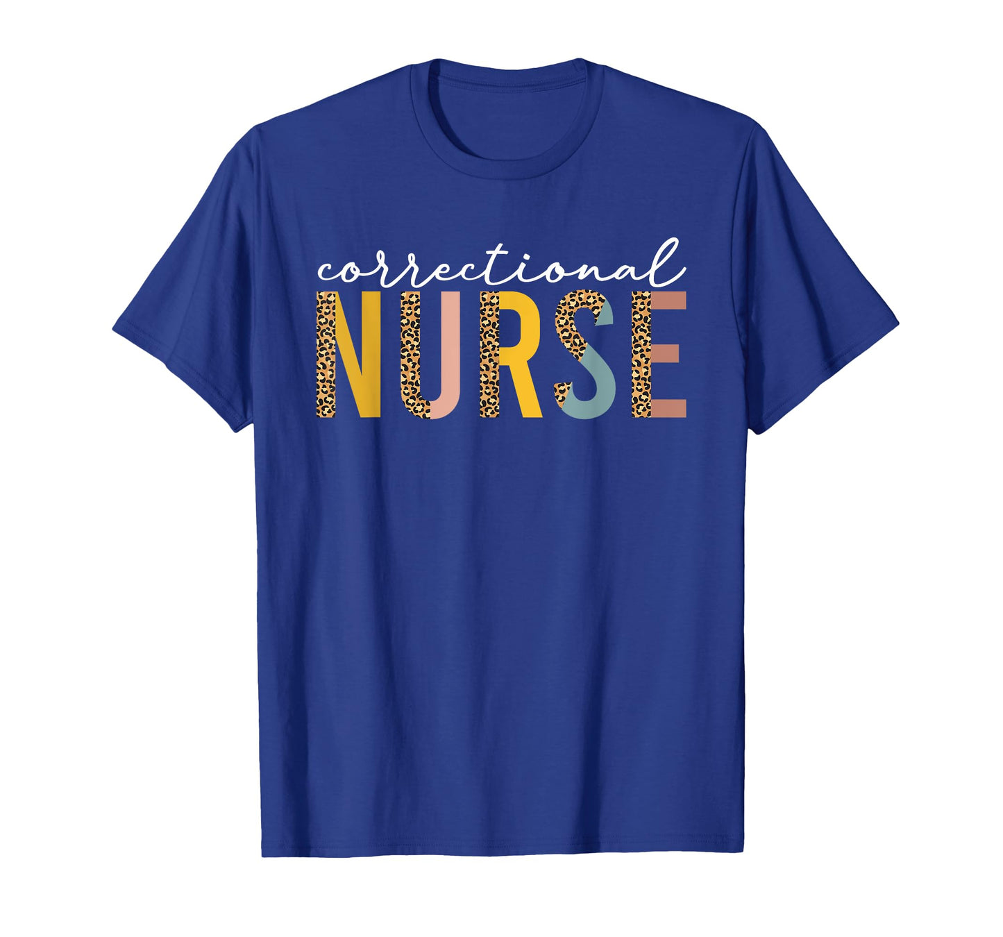 Correctional Nurse Funny Forensic Nursing Department leopard T-Shirt