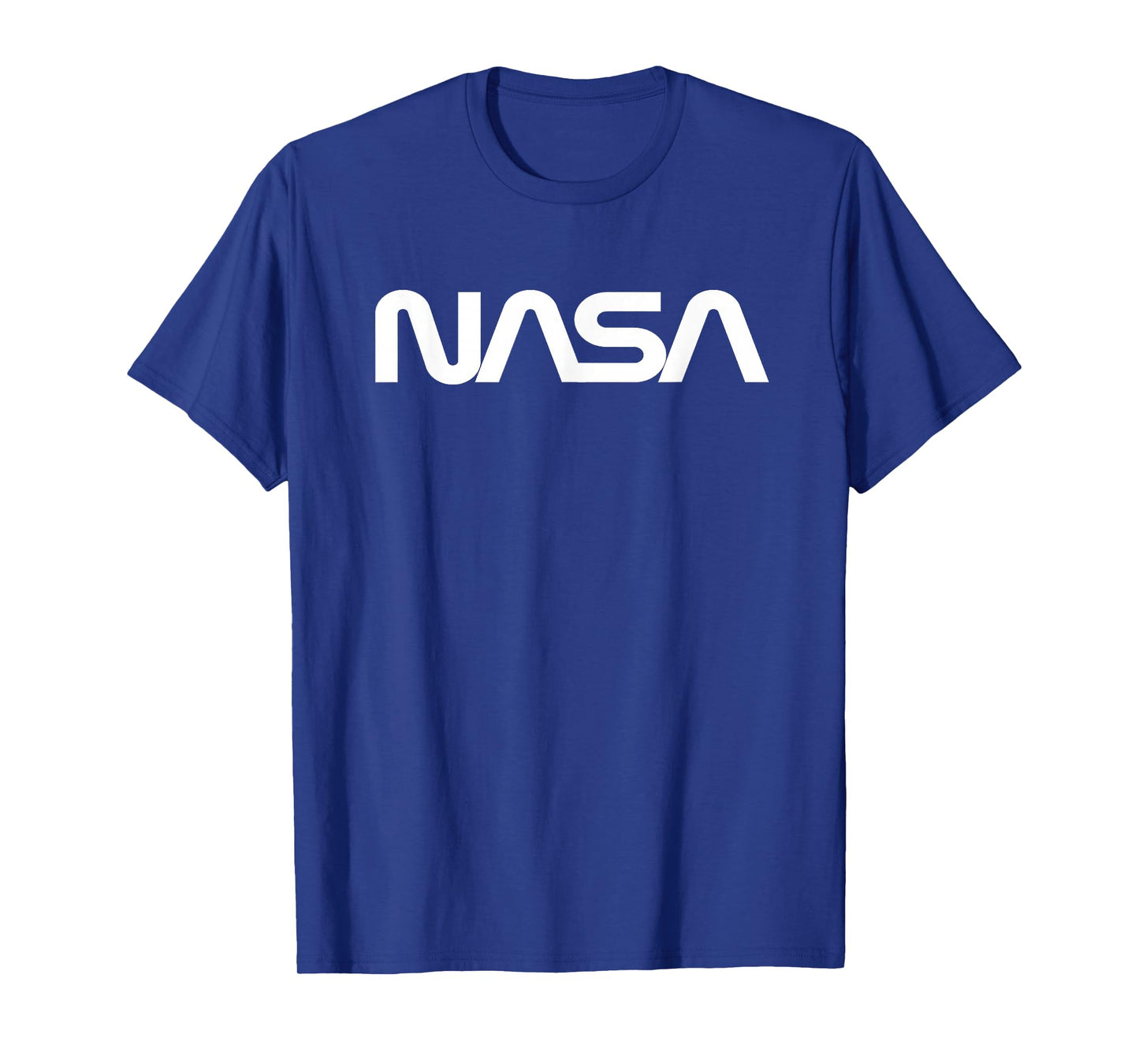 Classic NASA Worm White Logo T-Shirt