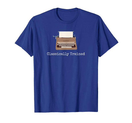 Classically Trained Typewriter Mechanical Analog Old School T-Shirt