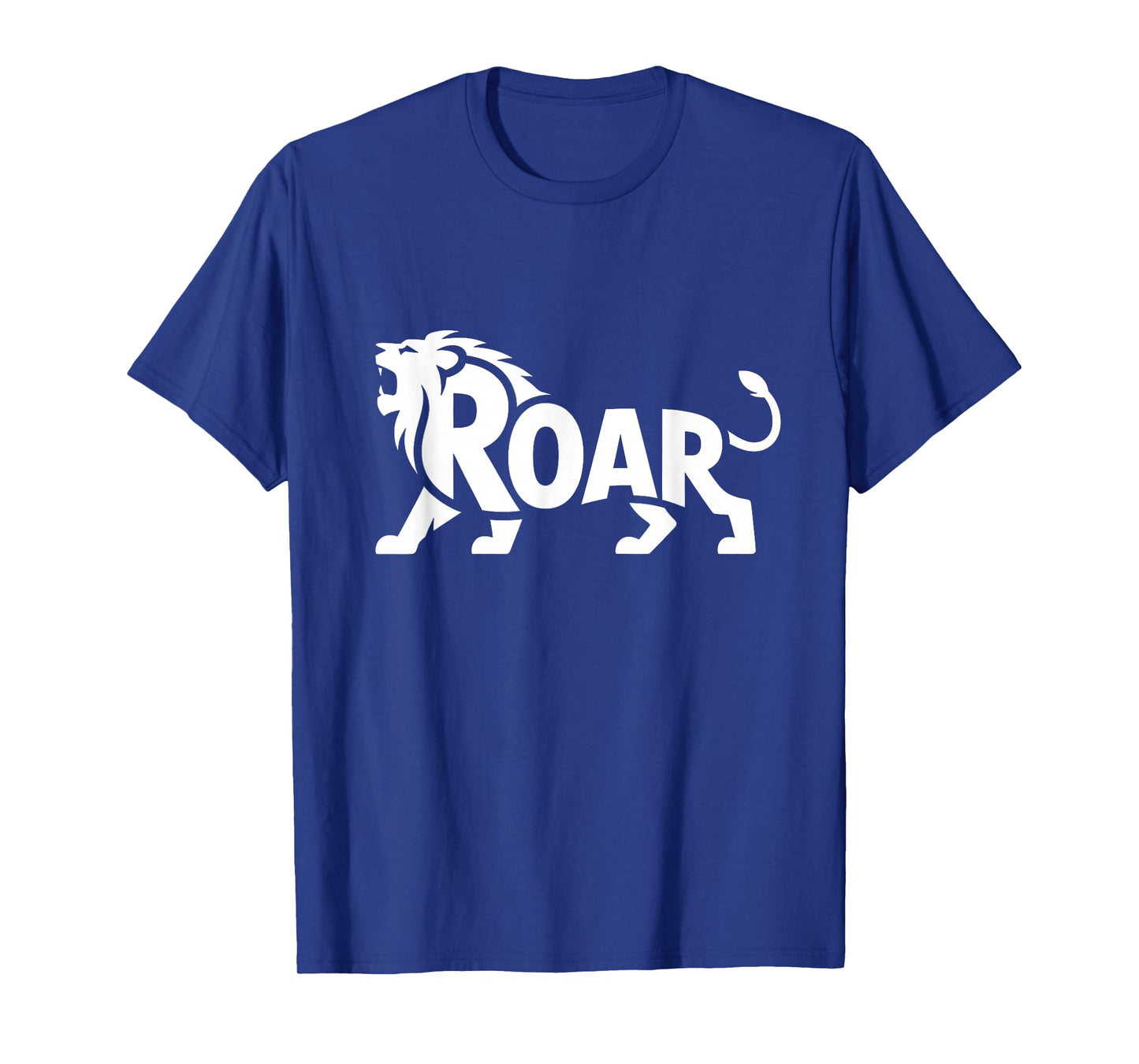 Roar Lion Word Art - Leo Zodiac Strength & Leadership Design T-Shirt