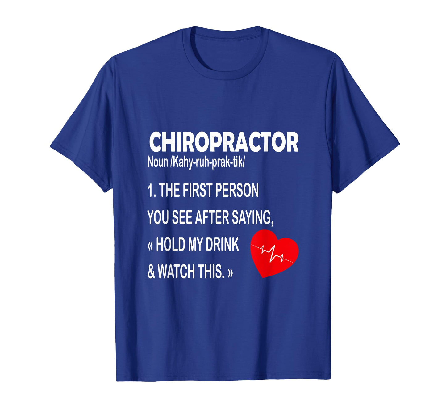 Chiropractor Definition Funny Chiropractic Graphic T-Shirt