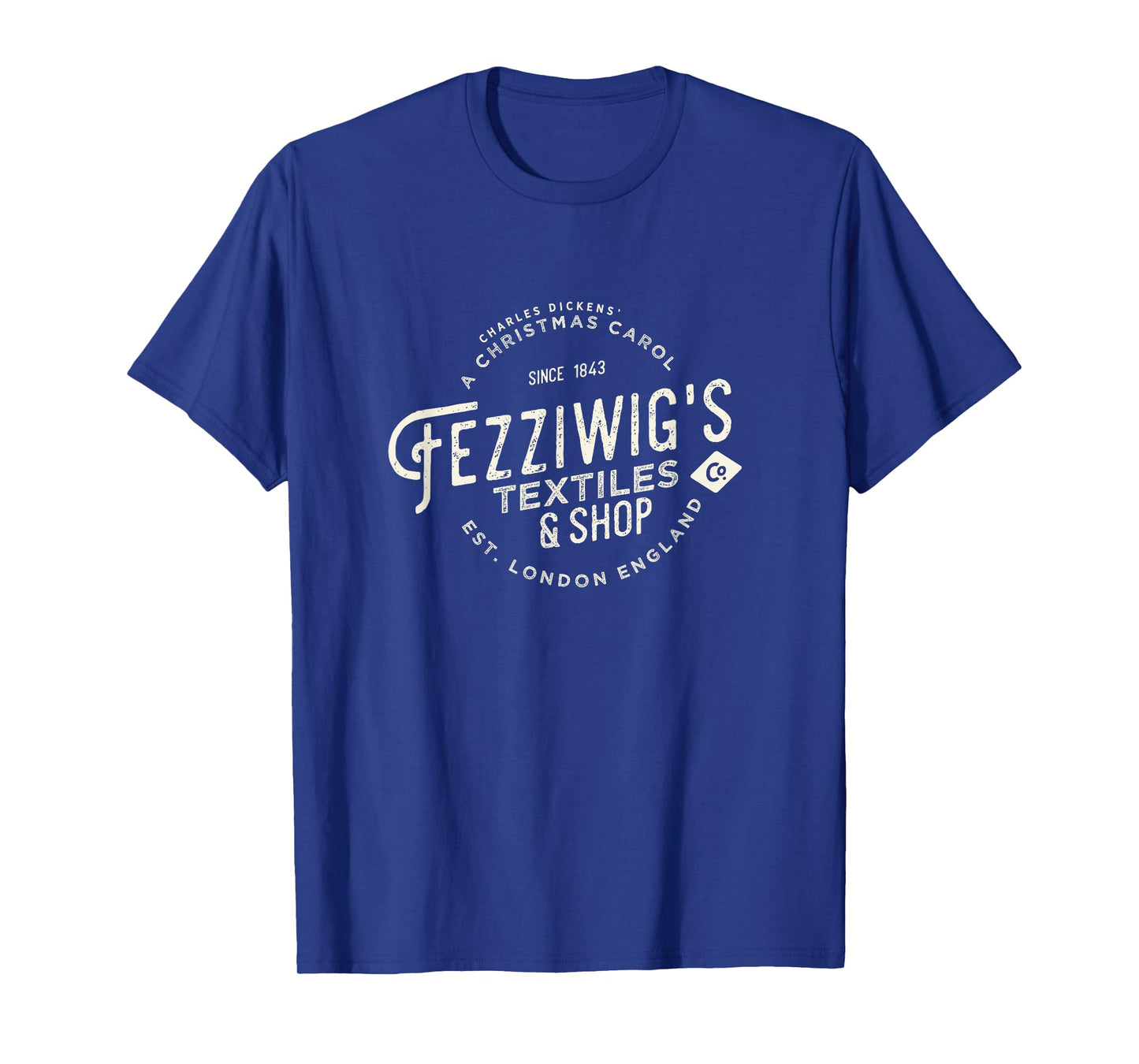 Christmas Carol, Fezziwigs, Scrooge, Holiday Design T-Shirt