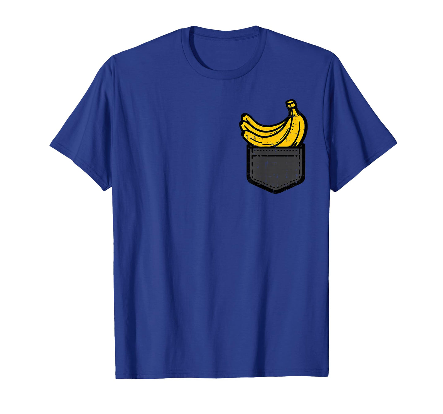 Banana Bunch Pocket Funny Tropical Fruit Food Men Women Kids T-Shirt