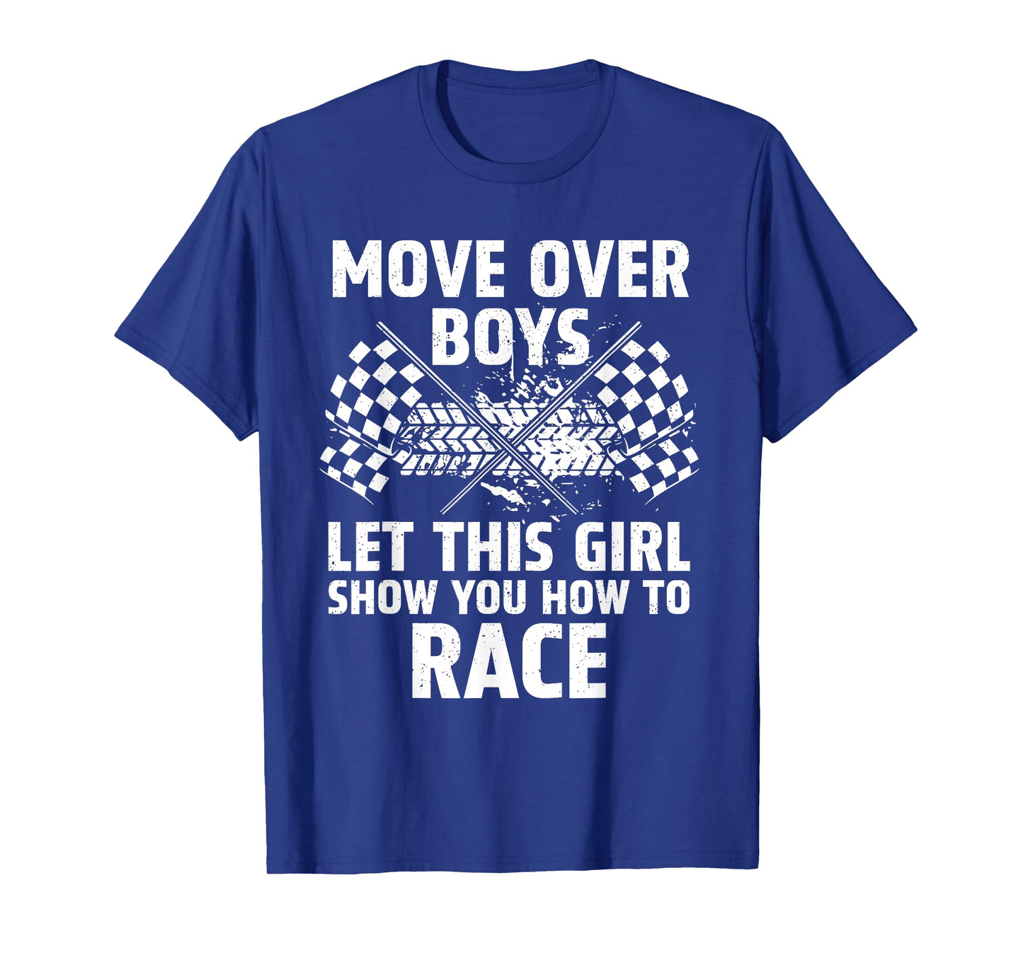 Funny Race Car Driver Art For Girls Women Kids Racing Lover T-Shirt