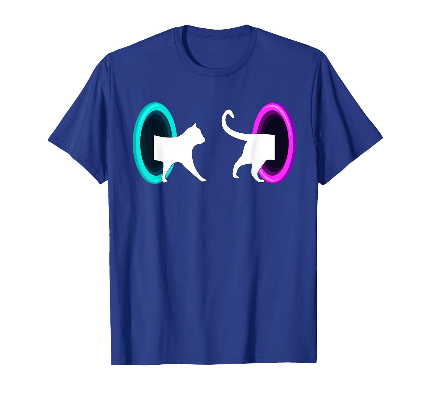 Cat Portal - Cat Time Travel, Science Cat, Physics Cat T-Shirt