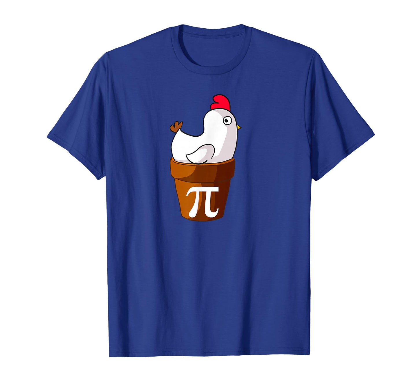 Chicken Pot Pie Funny Math Pun Chicken Pot Pi T-Shirt Small