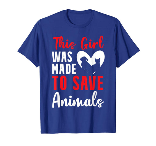 Animal rescuer girl dog rescuer animal rescuer T-Shirt