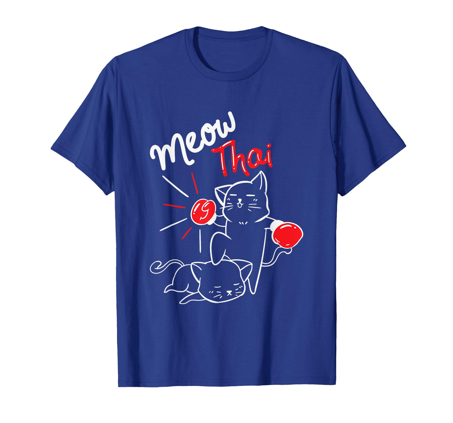 Meow Thai I Muay Thai Boxing I Muay Thai Men Women Kids T-Shirt