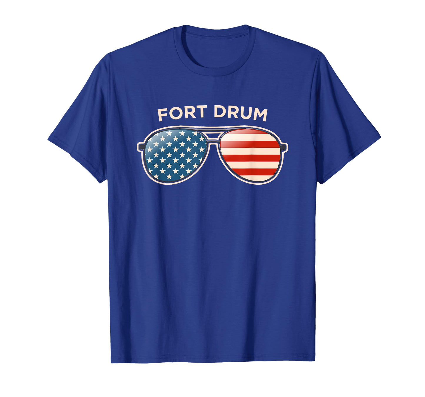 Fort Drum, FL Vintage US Flag Sunglasses T-Shirt